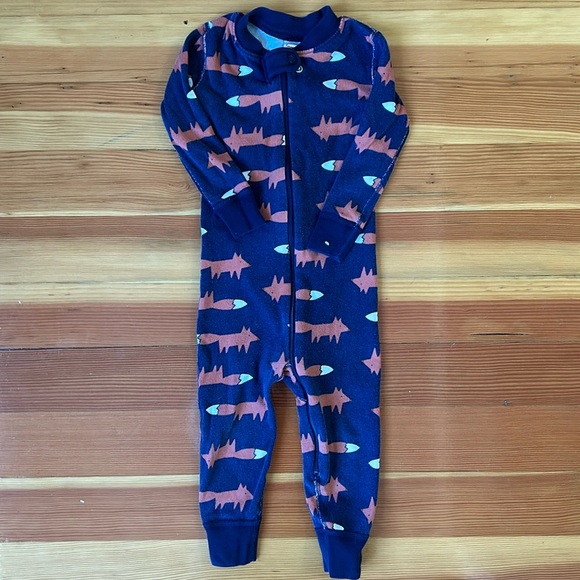 Hanna Andersson Other - Hanna Andersson organic cotton fox zip up pajamas